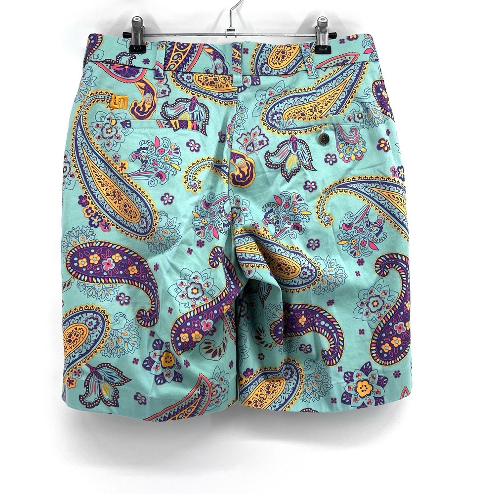 Loudmouth Men's Golf Shorts‎ Paisley Size 32 Geometric Print Colorful Resort - Picture 2 of 16